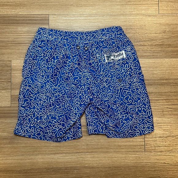 Trunks Surf & Swim Co. Boys Blue Swimsuit Size 6 - Picture 4 of 8